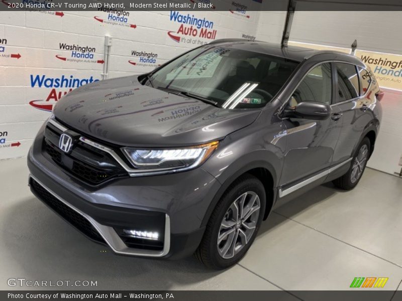 Modern Steel Metallic / Black 2020 Honda CR-V Touring AWD Hybrid