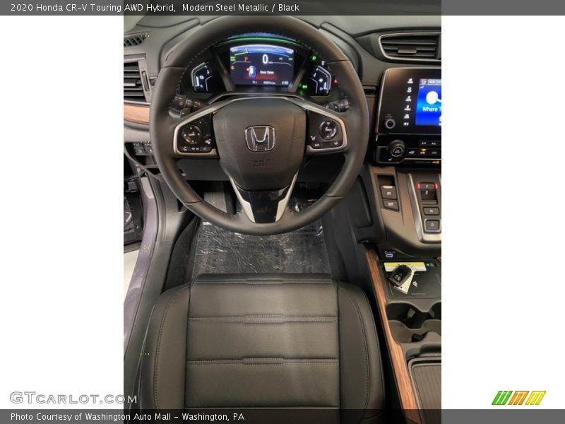 Modern Steel Metallic / Black 2020 Honda CR-V Touring AWD Hybrid
