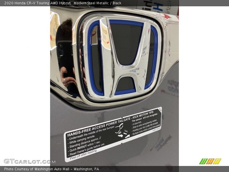 Modern Steel Metallic / Black 2020 Honda CR-V Touring AWD Hybrid