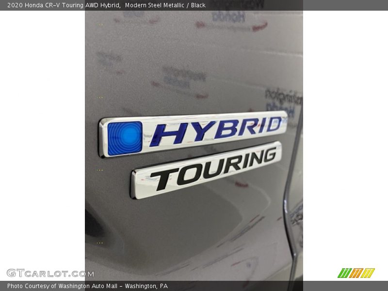 Modern Steel Metallic / Black 2020 Honda CR-V Touring AWD Hybrid