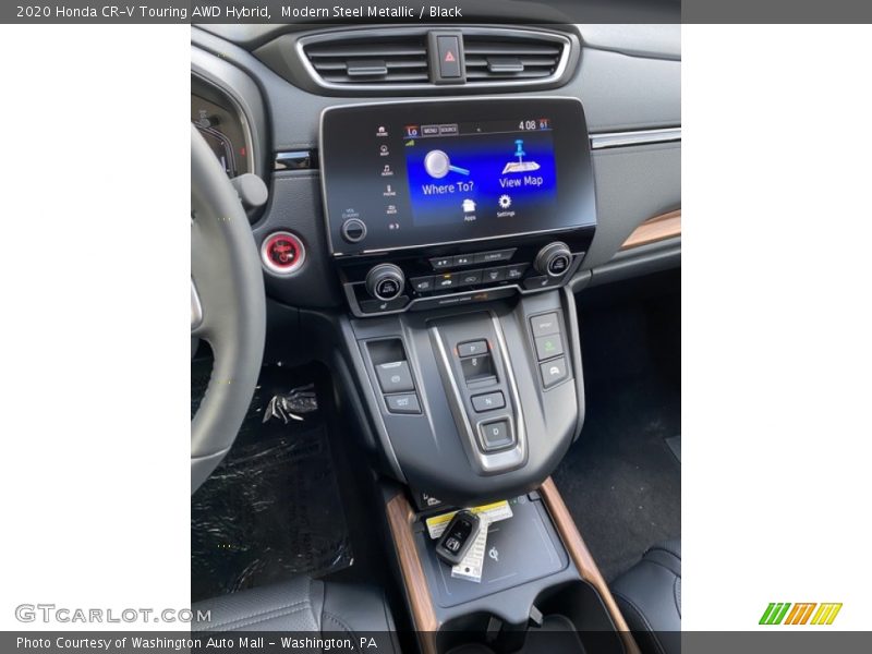 Modern Steel Metallic / Black 2020 Honda CR-V Touring AWD Hybrid