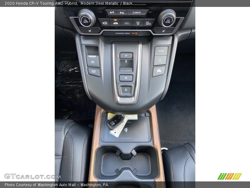 Modern Steel Metallic / Black 2020 Honda CR-V Touring AWD Hybrid