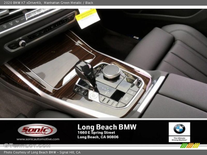 Manhattan Green Metallic / Black 2020 BMW X7 xDrive40i