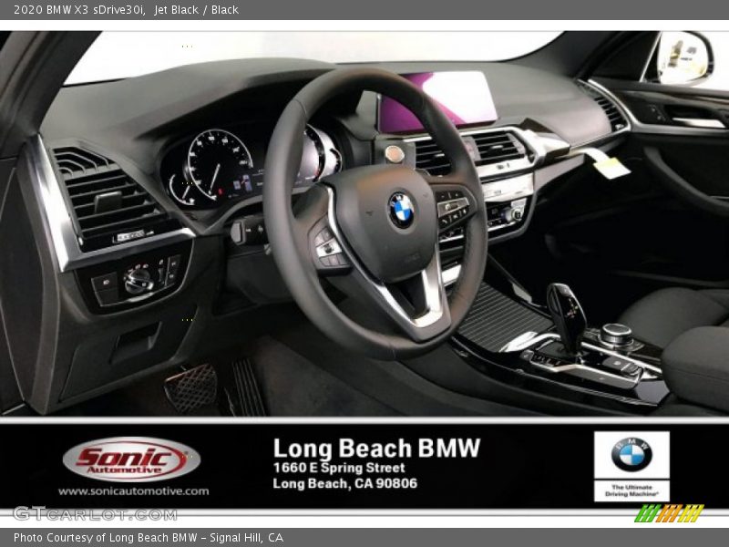 Jet Black / Black 2020 BMW X3 sDrive30i