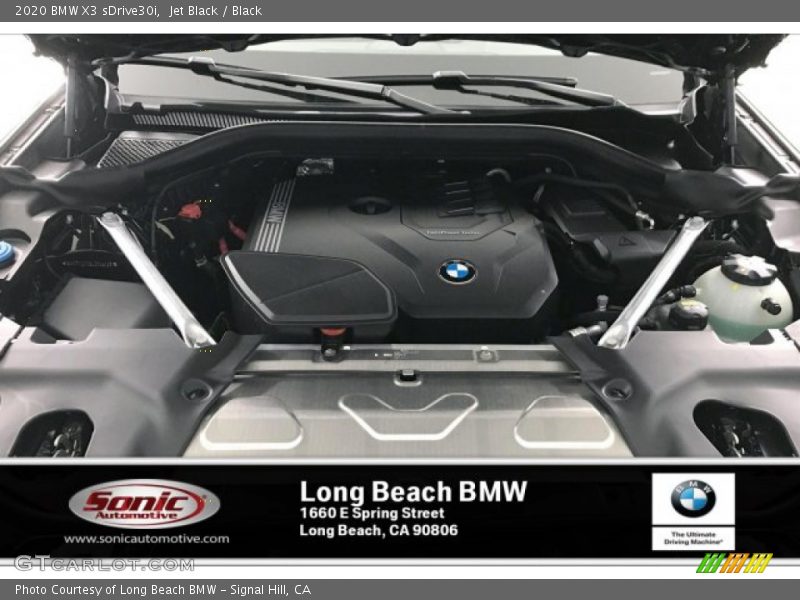 Jet Black / Black 2020 BMW X3 sDrive30i