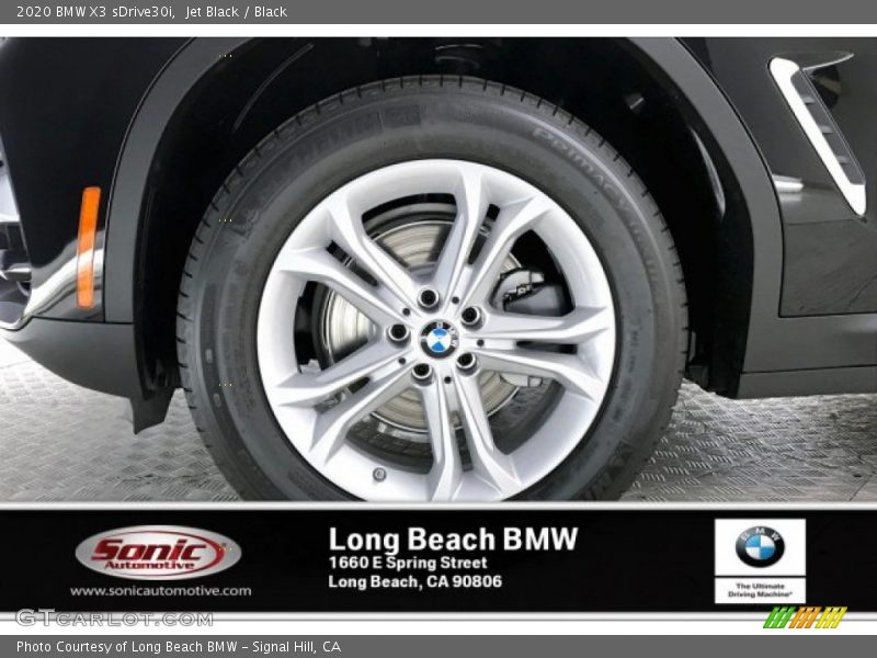 Jet Black / Black 2020 BMW X3 sDrive30i