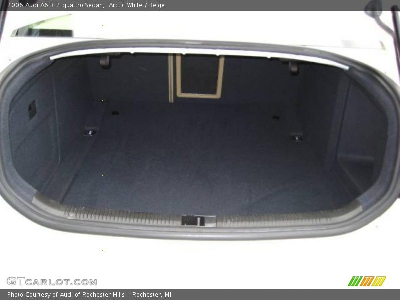Arctic White / Beige 2006 Audi A6 3.2 quattro Sedan