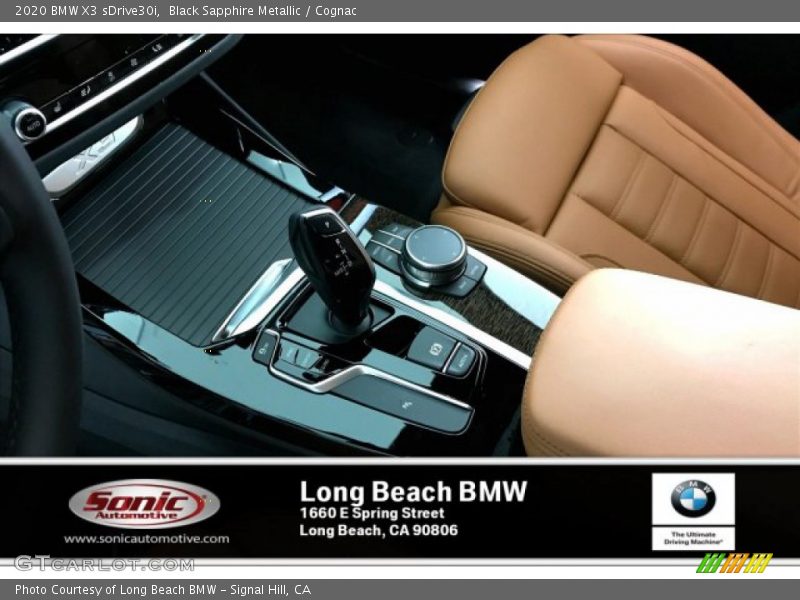 Black Sapphire Metallic / Cognac 2020 BMW X3 sDrive30i