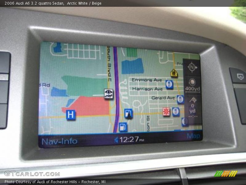 Arctic White / Beige 2006 Audi A6 3.2 quattro Sedan