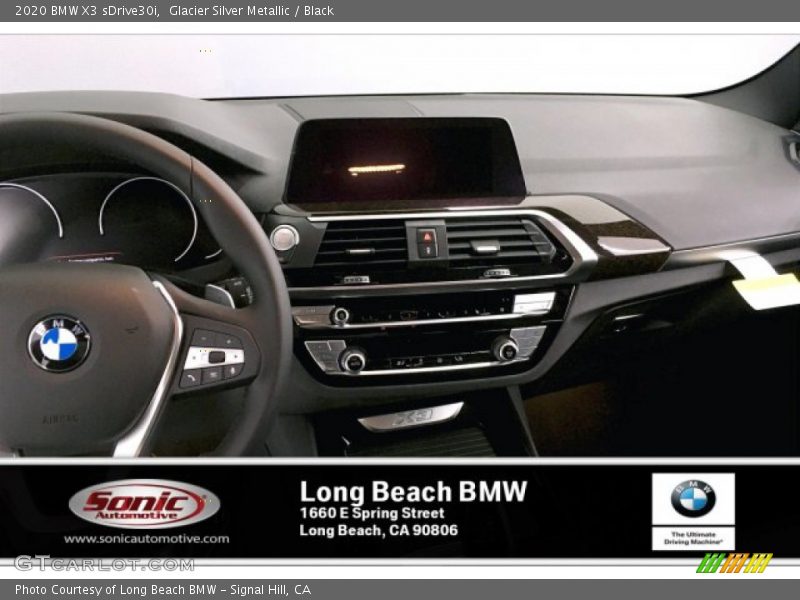 Glacier Silver Metallic / Black 2020 BMW X3 sDrive30i