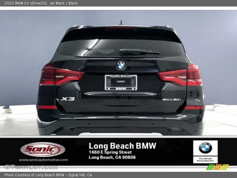 Jet Black / Black 2020 BMW X3 sDrive30i