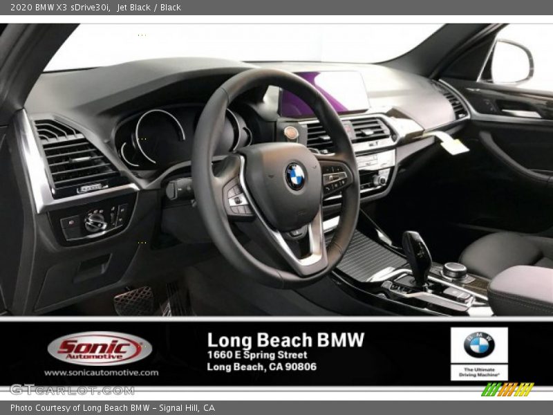 Jet Black / Black 2020 BMW X3 sDrive30i