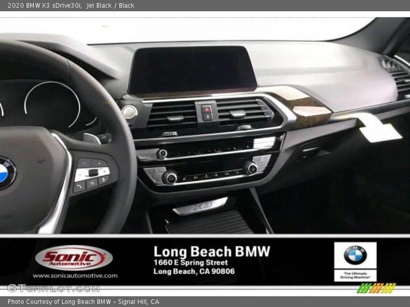 Jet Black / Black 2020 BMW X3 sDrive30i
