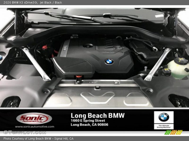 Jet Black / Black 2020 BMW X3 sDrive30i