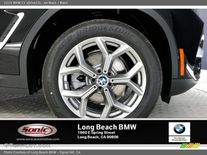 Jet Black / Black 2020 BMW X3 sDrive30i