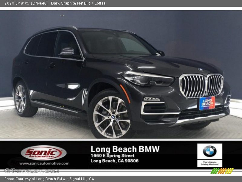Dark Graphite Metallic / Coffee 2020 BMW X5 sDrive40i