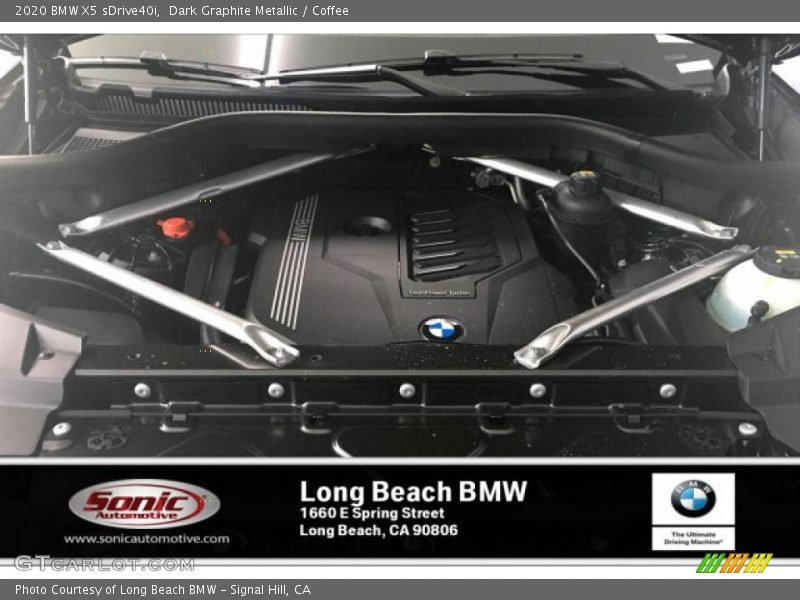 Dark Graphite Metallic / Coffee 2020 BMW X5 sDrive40i