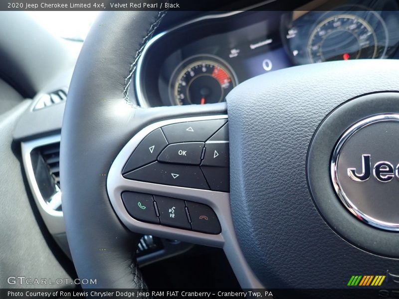 Velvet Red Pearl / Black 2020 Jeep Cherokee Limited 4x4