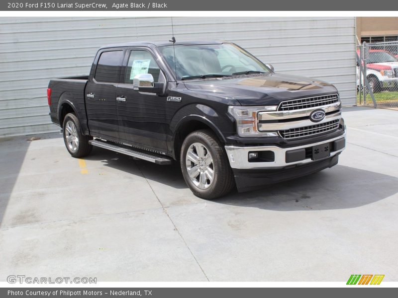 Agate Black / Black 2020 Ford F150 Lariat SuperCrew