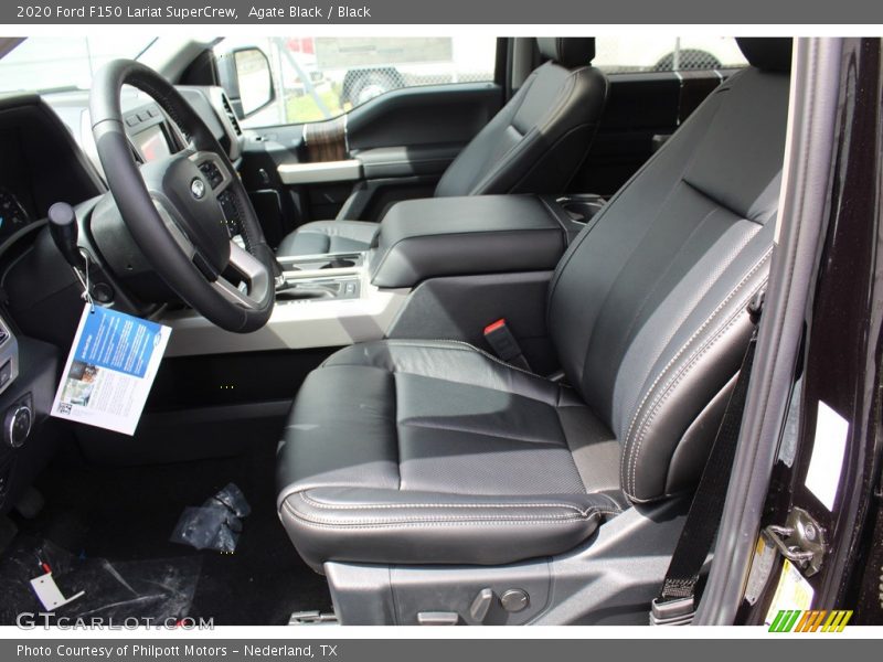 Agate Black / Black 2020 Ford F150 Lariat SuperCrew