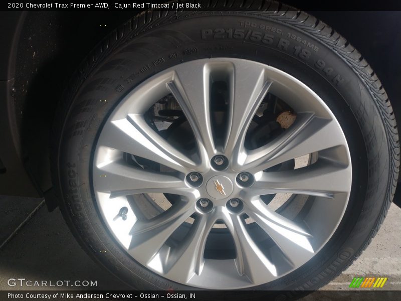 Cajun Red Tintcoat / Jet Black 2020 Chevrolet Trax Premier AWD