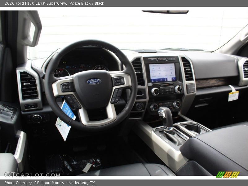 Agate Black / Black 2020 Ford F150 Lariat SuperCrew