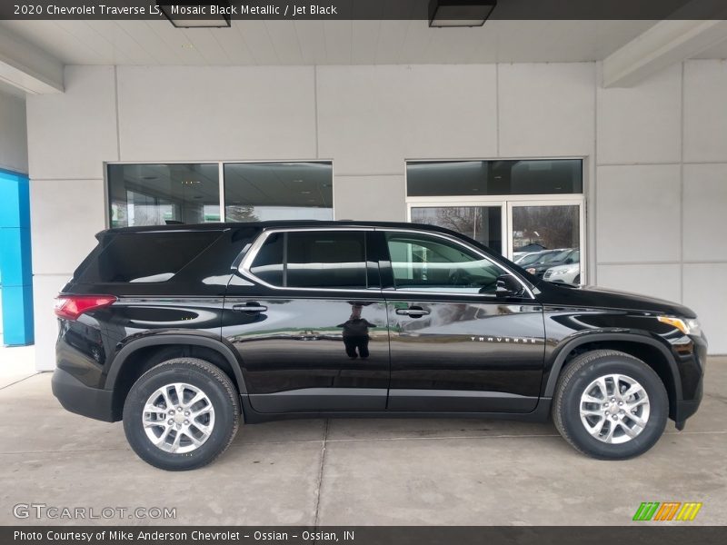 Mosaic Black Metallic / Jet Black 2020 Chevrolet Traverse LS