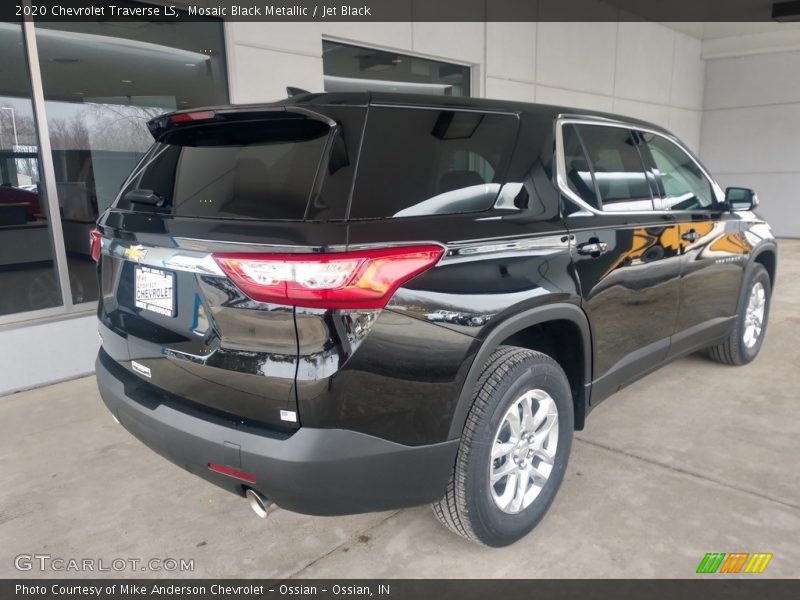 Mosaic Black Metallic / Jet Black 2020 Chevrolet Traverse LS