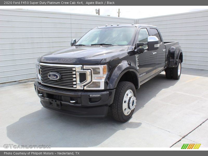 Agate Black / Black 2020 Ford F450 Super Duty Platinum Crew Cab 4x4