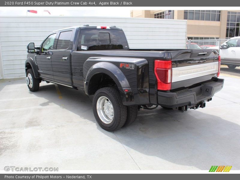 Agate Black / Black 2020 Ford F450 Super Duty Platinum Crew Cab 4x4