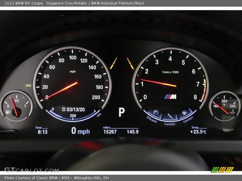  2013 M6 Coupe Coupe Gauges
