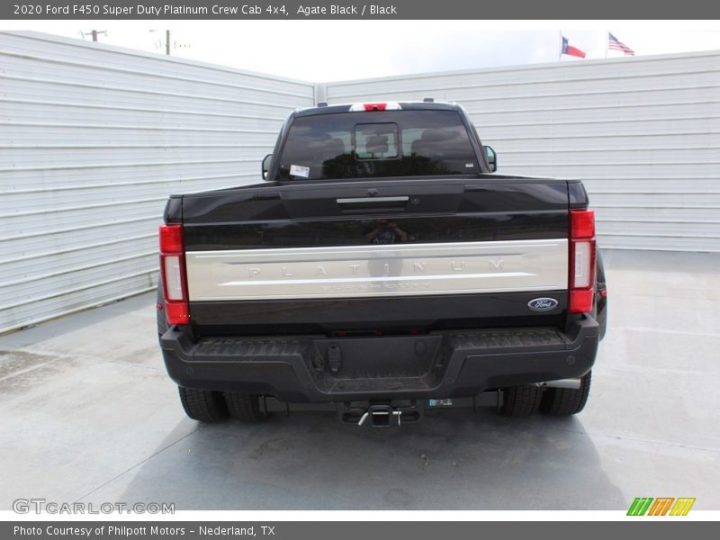 Agate Black / Black 2020 Ford F450 Super Duty Platinum Crew Cab 4x4