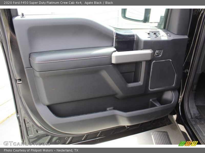 Agate Black / Black 2020 Ford F450 Super Duty Platinum Crew Cab 4x4