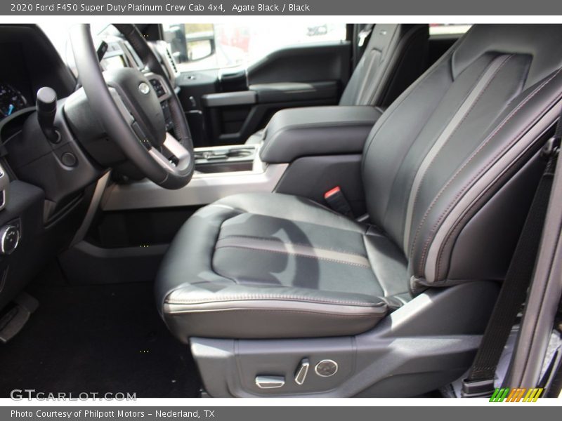 Agate Black / Black 2020 Ford F450 Super Duty Platinum Crew Cab 4x4