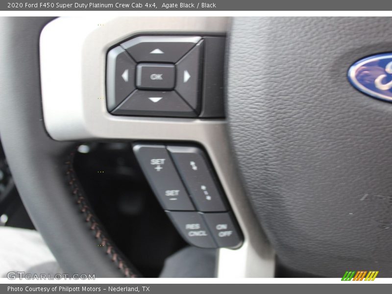 Agate Black / Black 2020 Ford F450 Super Duty Platinum Crew Cab 4x4