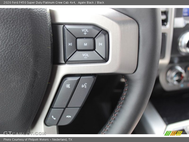 Agate Black / Black 2020 Ford F450 Super Duty Platinum Crew Cab 4x4