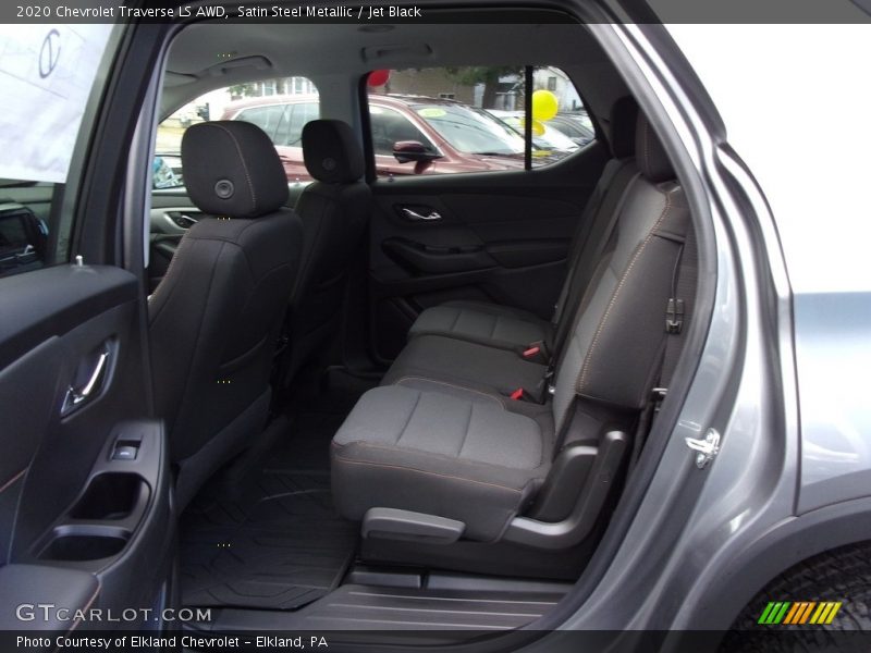 Satin Steel Metallic / Jet Black 2020 Chevrolet Traverse LS AWD