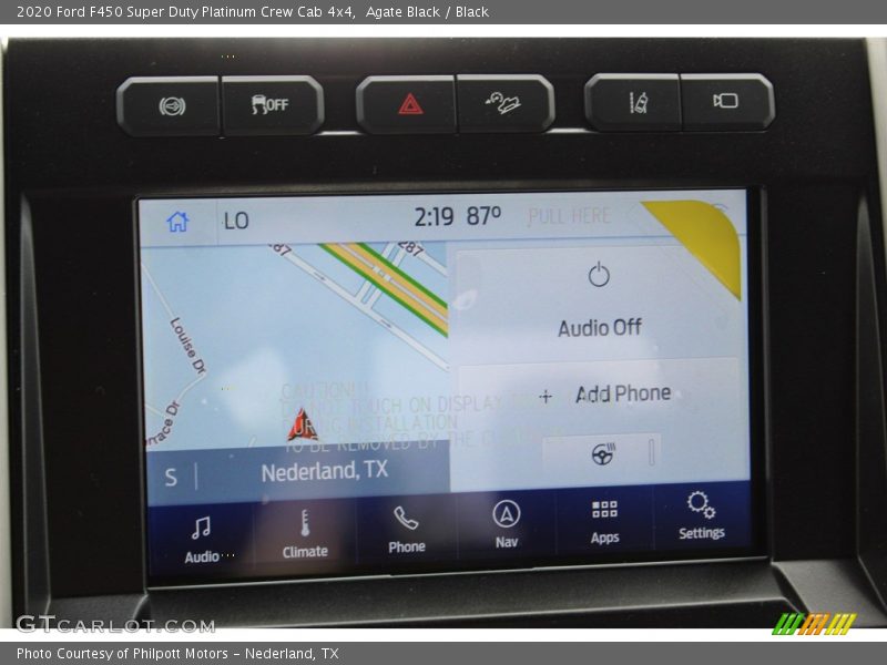 Agate Black / Black 2020 Ford F450 Super Duty Platinum Crew Cab 4x4