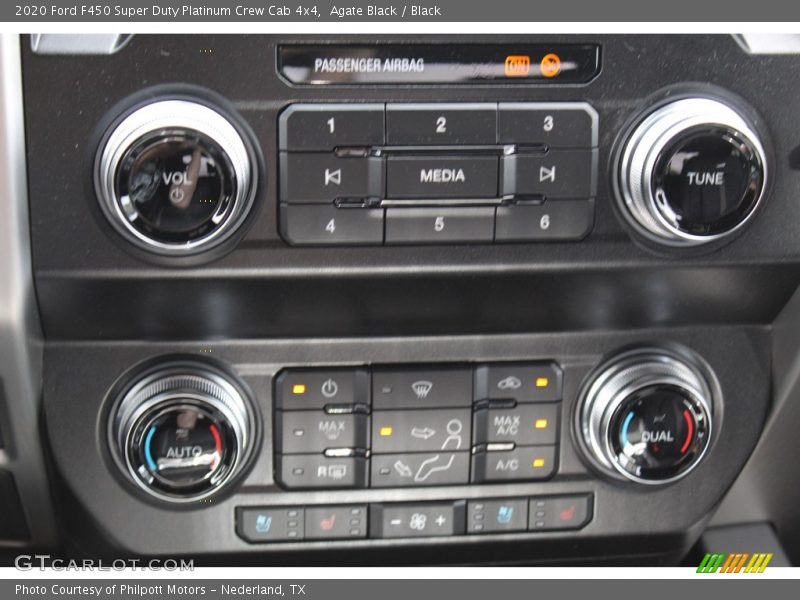Agate Black / Black 2020 Ford F450 Super Duty Platinum Crew Cab 4x4