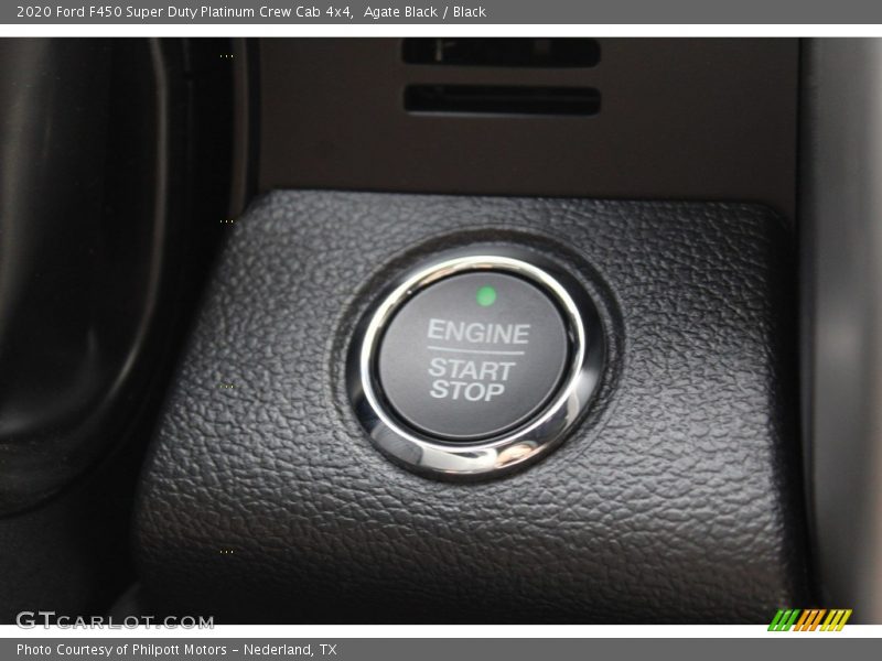 Agate Black / Black 2020 Ford F450 Super Duty Platinum Crew Cab 4x4