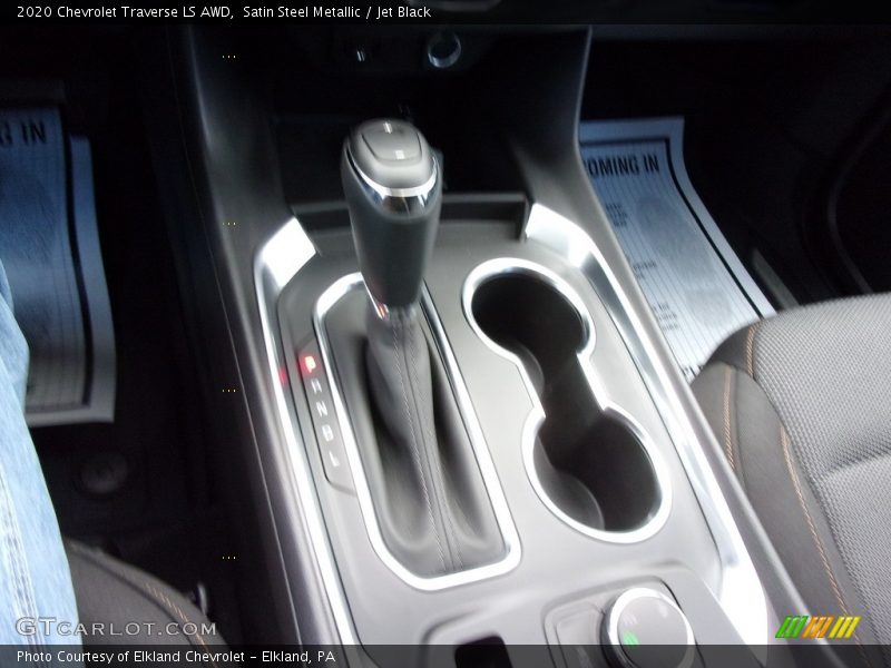 Satin Steel Metallic / Jet Black 2020 Chevrolet Traverse LS AWD