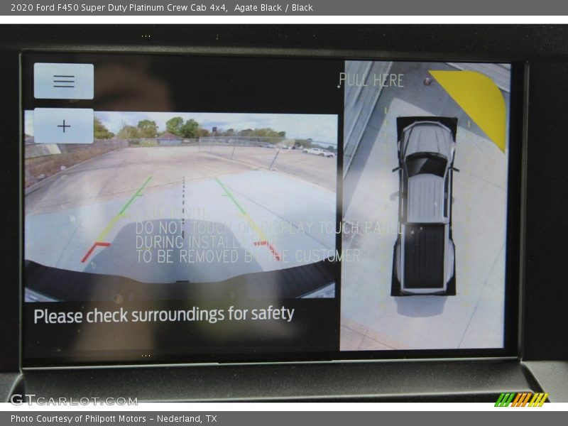 Agate Black / Black 2020 Ford F450 Super Duty Platinum Crew Cab 4x4