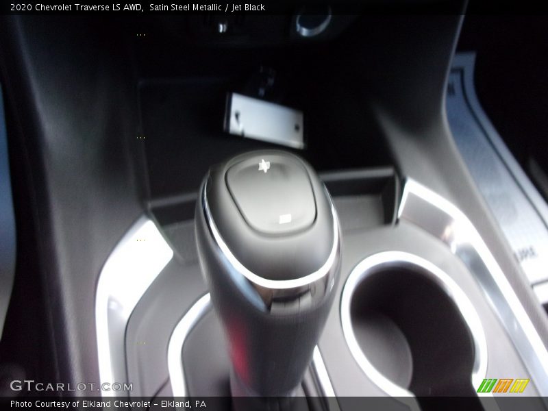 Satin Steel Metallic / Jet Black 2020 Chevrolet Traverse LS AWD