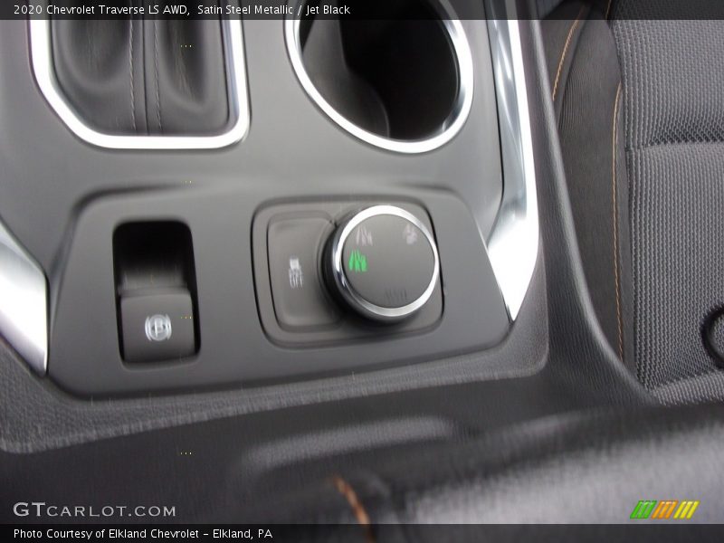 Satin Steel Metallic / Jet Black 2020 Chevrolet Traverse LS AWD