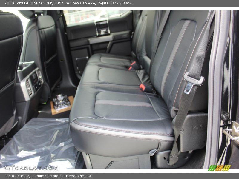 Agate Black / Black 2020 Ford F450 Super Duty Platinum Crew Cab 4x4