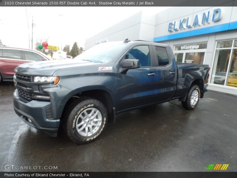 Shadow Gray Metallic / Jet Black 2020 Chevrolet Silverado 1500 RST Double Cab 4x4