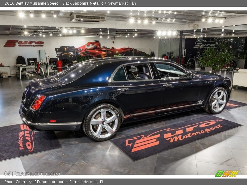 Black Sapphire Metallic / Newmarket Tan 2016 Bentley Mulsanne Speed