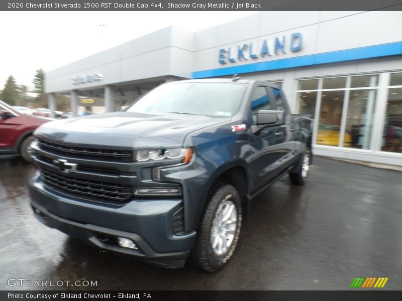 Shadow Gray Metallic / Jet Black 2020 Chevrolet Silverado 1500 RST Double Cab 4x4