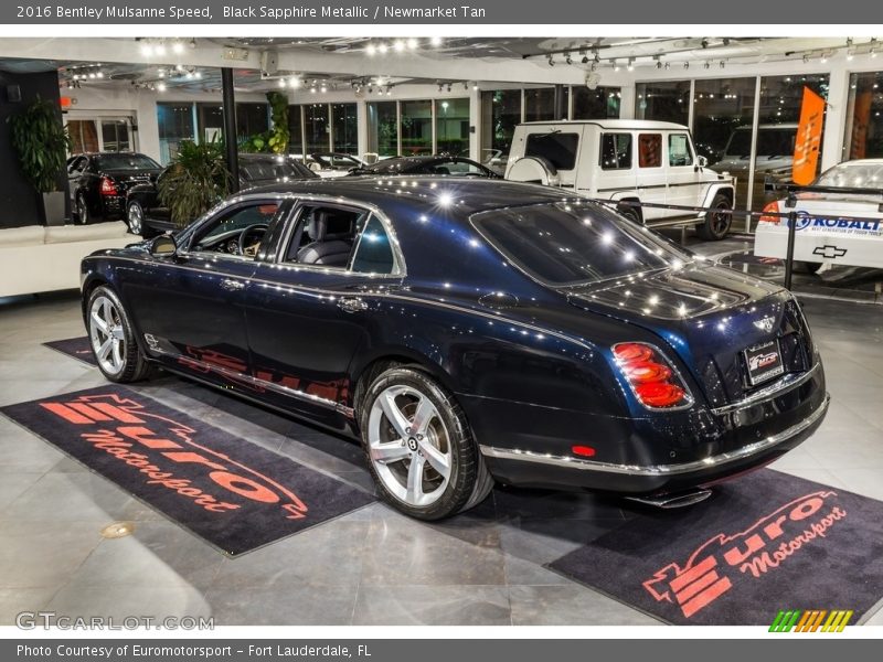 Black Sapphire Metallic / Newmarket Tan 2016 Bentley Mulsanne Speed