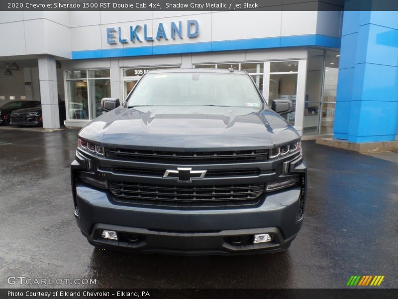 Shadow Gray Metallic / Jet Black 2020 Chevrolet Silverado 1500 RST Double Cab 4x4